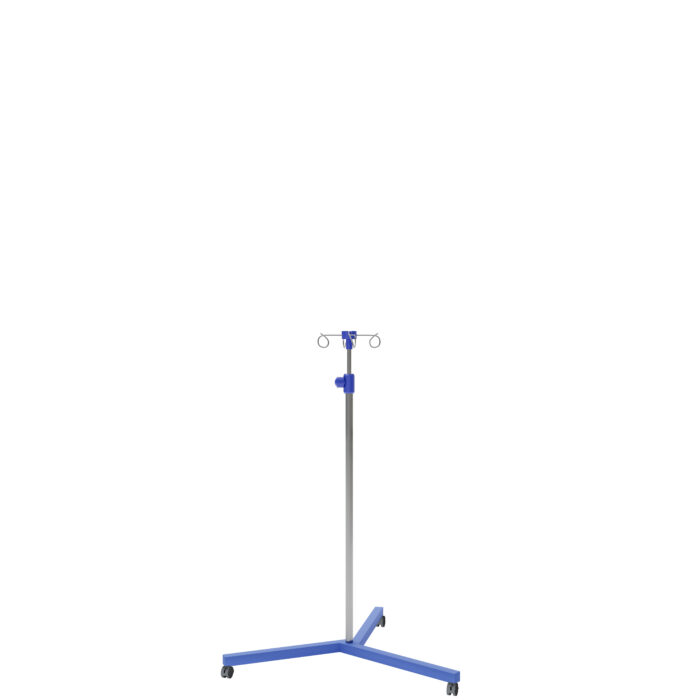 Штатив для вливань телескопічний на колесах